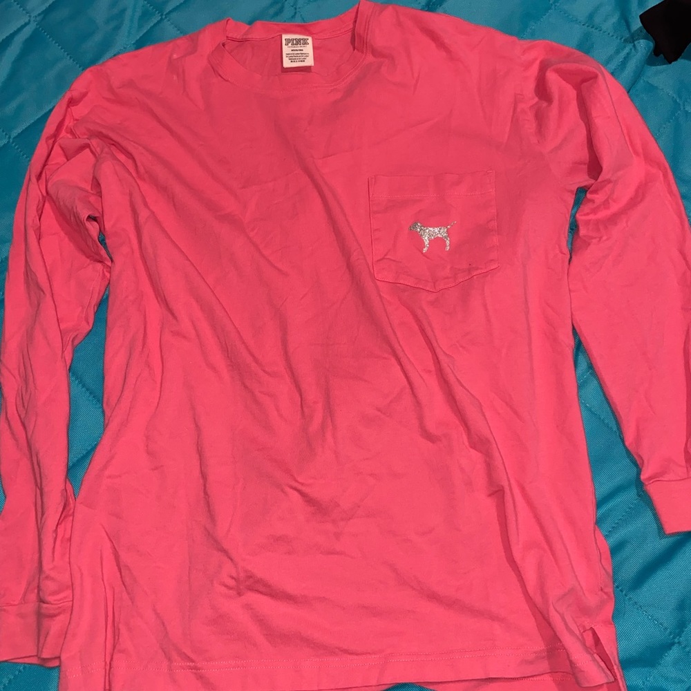 VS Pink Bling Long Sleeve